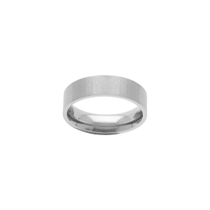 BAGUE ACIER RUBAN 6MM
