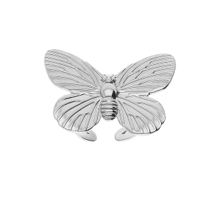 BAGUE ACIER  PAPILLON RÉGLABLE