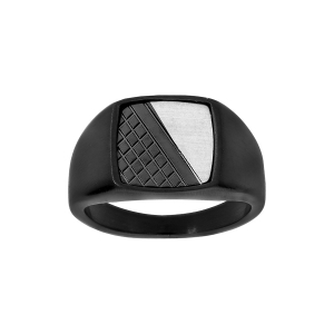 CHEVALIERE ACIER ET PVD GUN