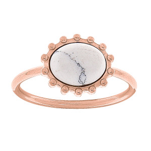 BAGUE ACIER ET PVD ROSE TURQUOISE BLANCHE VÉRITABLE