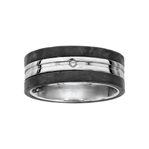 ALLIANCE ACIER ET CARBONE AVEC 1 OXYDE BLANC