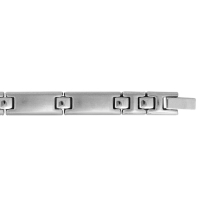 BRACELET ACIER  21CM REGLABLE