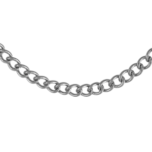 CHAINE GOURMETTE 4MM ACIER 50CM