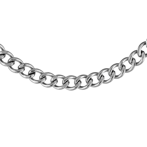 CHAINE GOURMETTE 4,5MM  ACIER 50CM