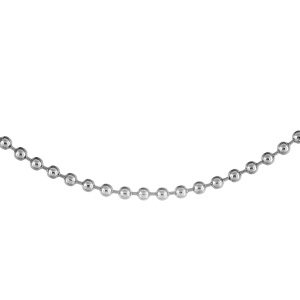 CHAINE BOULE   2MM  ACIER 55CM