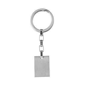 PORTE CLEF ACIER PLAQUE GI