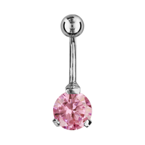 PIERCING NOMBRIL PIERRE ROSE  SYNTH