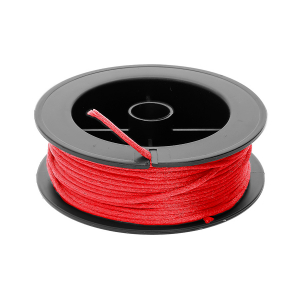 BOBINE CORDON SATIN  POLYESTER CORAIL  10M  DIAM 1.5MM