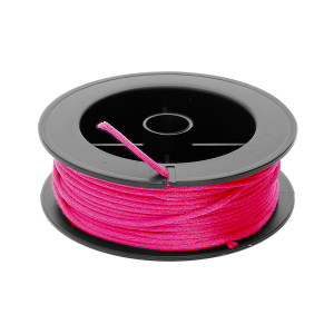 BOBINE CORDON SATIN  POLYSTER FUSHIA  10M  DIAM 1.5MM