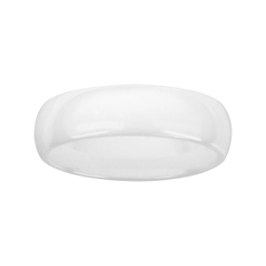 ALLIANCE 1/2 JONC 6MM CERAMIQUE BLANCHE ALLIANCE 1/2 JONC 6MM CERAMIQUE BLANCHE