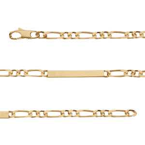 IDENTITE 1+2  PRESTIGE 4MM  VERMEIL 18CM