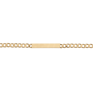 IDENTITE GOURMETTE HAWAI 5MM VERMEIL 18CM