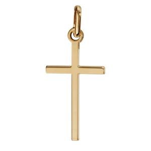 PENDENTIF CROIX FINE GRAND MODELE VERMEIL