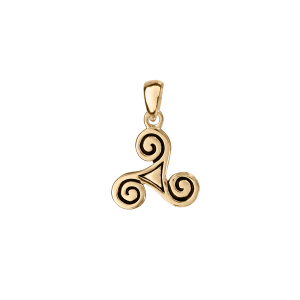 PENDENTIF TRISKEL ARGENT  RHODIÉ