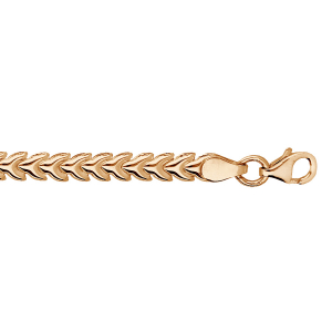 BRACELET VERMEIL MAILLE EPI 17CM