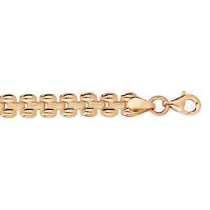 BRACELET VERMEIL FANTAISE 18CM