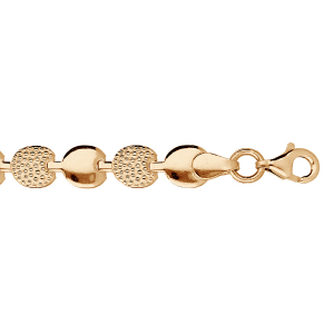 BRACELET VERMEIL FANTAISE 18CM