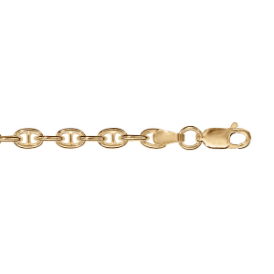 BRACELET VERMEIL MAILLE MARINE 18CM