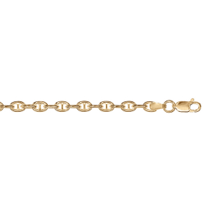 BRACELET VERMEIL MAILLE MARINE 18CM