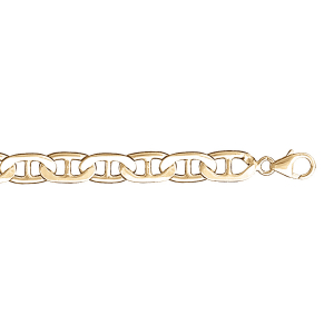 COLLIER GROSSE MARINE 7MM VERMEIL 55CM