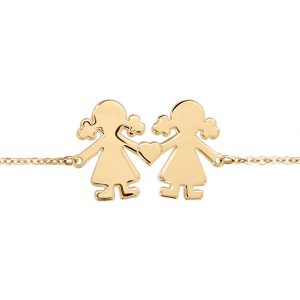 BRACELET VERMEIL PASSIVE FILLE/FILLE 16+3CM