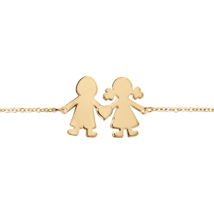 BRACELET VERMEIL PASSIVE GARçON / FILLE 16+3CM