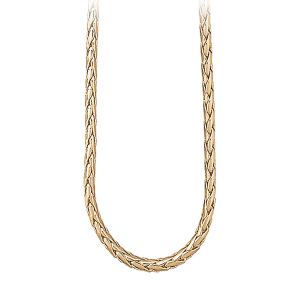 COLLIER MAILLE PALMIER VERMEIL 40CM