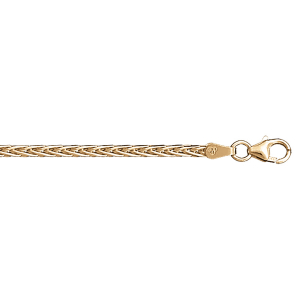 BRACELET MAILLE PALMIER VERMEIL 18CM