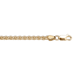 BRACELET VERMEIL MAILLE PALMIER 18CM