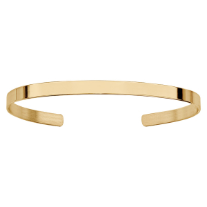 BRACELET VERMEIL ESCLAVE OUVERT RUBAN 4,5MM DIAM 60 PAR 47MM