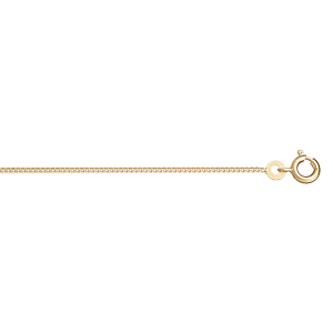 CHAINE GOURMETTE1.2MM 50CM VERMEIL