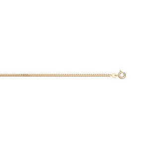 CHAINE GOURMETTE 2.1MM 45CM VERMEIL