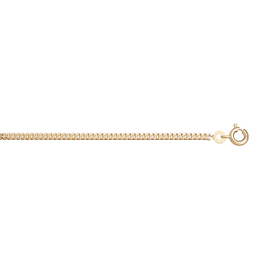 CHAINE GOURMETTE 2.1MM 50CM VERMEIL