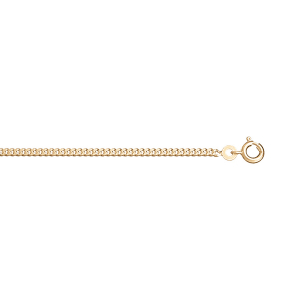 CHAINE GOURMETTE 2.1 MM 55CM VERMEIL