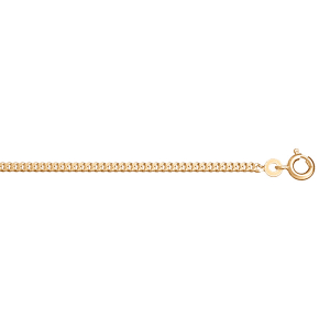 CHAINE GOURMETTE 2.1 MM 55CM VERMEIL