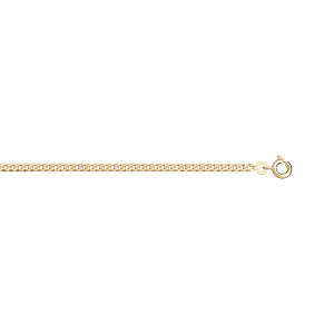 CHAINE GOURMETTE 2.5MM 50CM VERMEIL