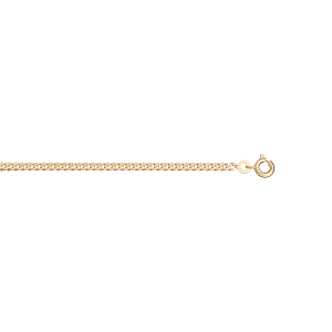 CHAINE GOURMETTE 2.5MM 55CM VERMEIL