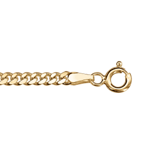 CHAINE GOURMETTE 2.7MM 55CM VERMEIL
