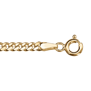 CHAINE GOURMETTE 2.7MM 60CM VERMEIL