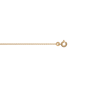 CHAINE FORCAT 1MM 40CM VERMEIL