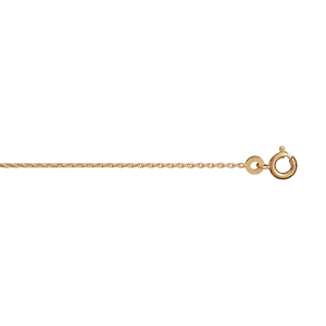 CHAINE FORCAT 1MM 50CM VERMEIL