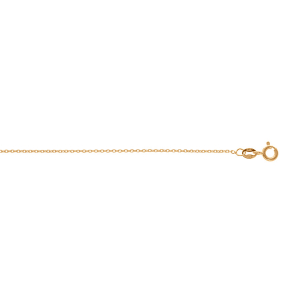 CHAINE FORCAT 1MM 42CM VERMEIL RHODIÉ