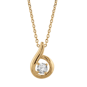 COLLIER VERMEIL PENDENTIF PIERRE BLANCHE SYNTHETIQUE 45CM