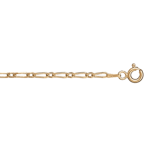 BRACELET VERMEIL ENFANT 1+1 2MM 13+2CM BRACELET VERMEIL ENFANT 1+1 2MM 13+2CM