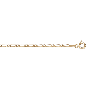 CHAINE VERMEIL ENFANT 1+1 2MM 35+2CM
