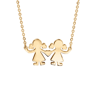 COLLIER VERMEIL PASSIVE FILLE/FILLE 40+4CM