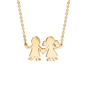 COLLIER VERMEIL PASSIVE GARCON/FILLE 40+4CM