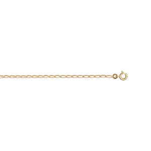 CHAINE CHEVAL 2MM 45CM VERMEIL.
