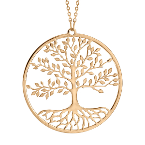 COLLIER VERMEIL ARBRE DE VIE 42+3CM