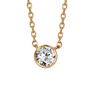 COLLIER VERMEIL OXYDE 5MM SERTI CLOS 38+4CM